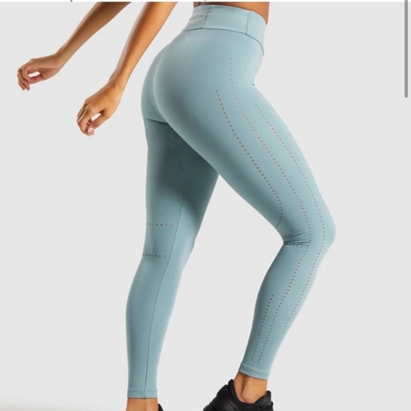 Gymshark Pants - Gymshark Laser Cut Workout Leggings Tights In Women's Size XS